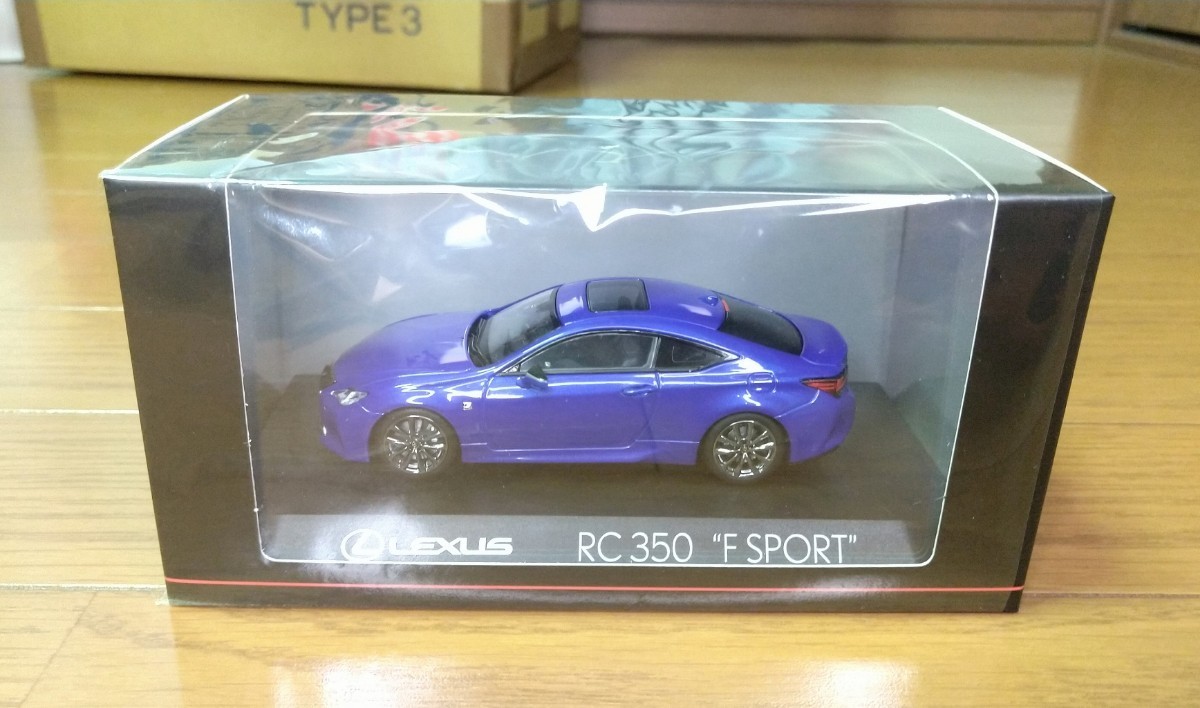 京商 1/43 レクサス RC 350 F スポーツ ヒートブルー ミニカー Kyosho