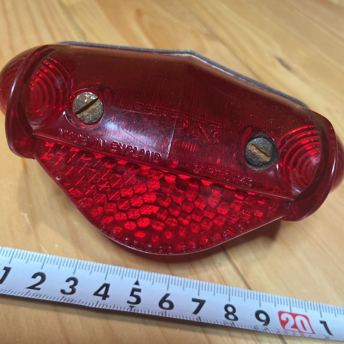 当時物 ビンテージ wipac テール ライト ベース トライアンフ bsa