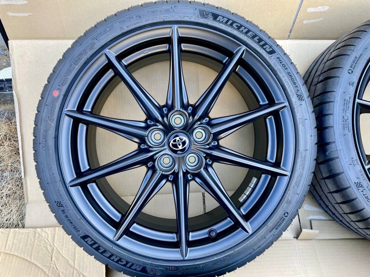 ★新車外し★GR86(ZN8)RZグレードの純正ホイール＋純正タイヤ1台分★_2