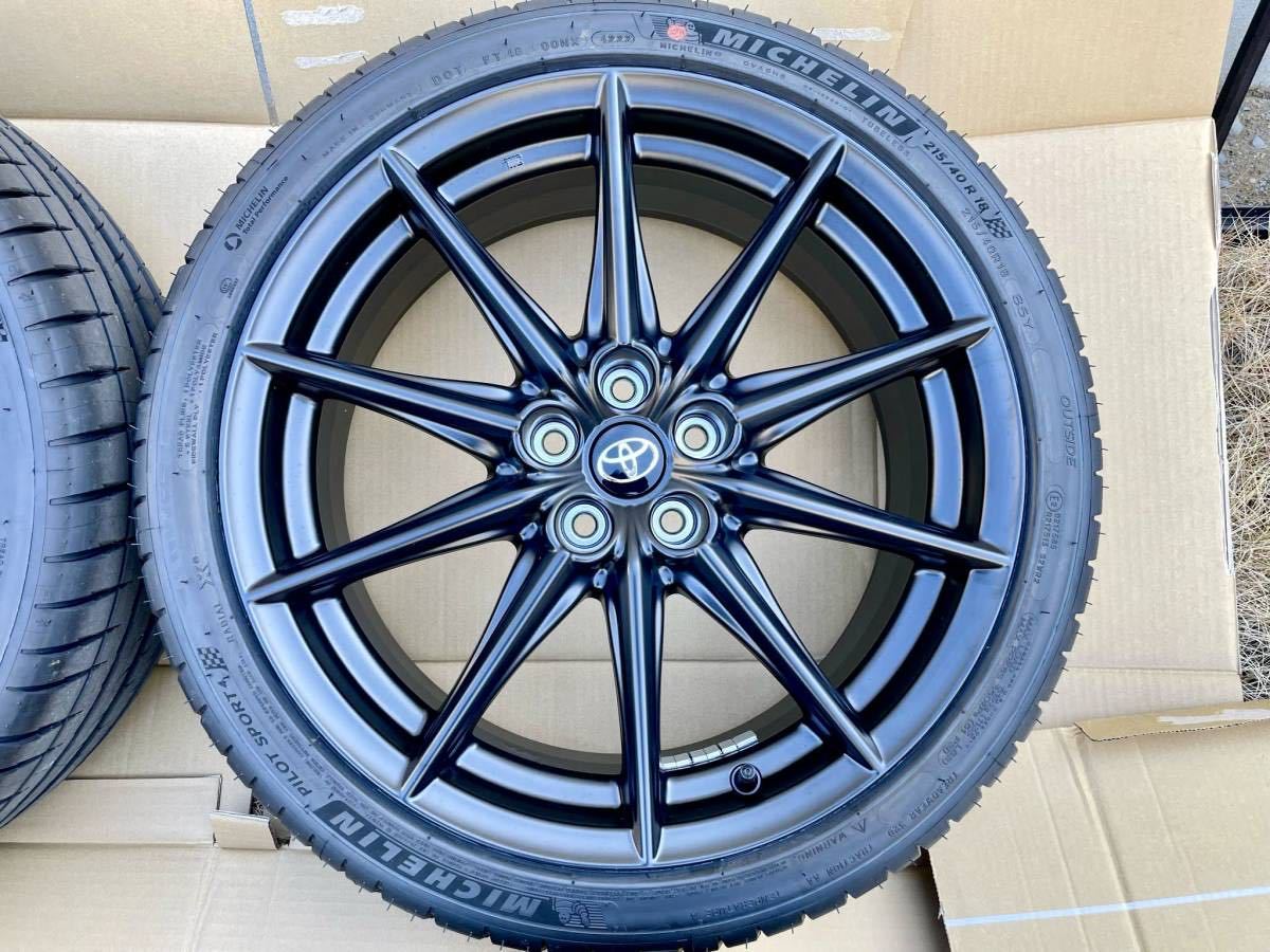 ★新車外し★GR86(ZN8)RZグレードの純正ホイール＋純正タイヤ1台分★_3