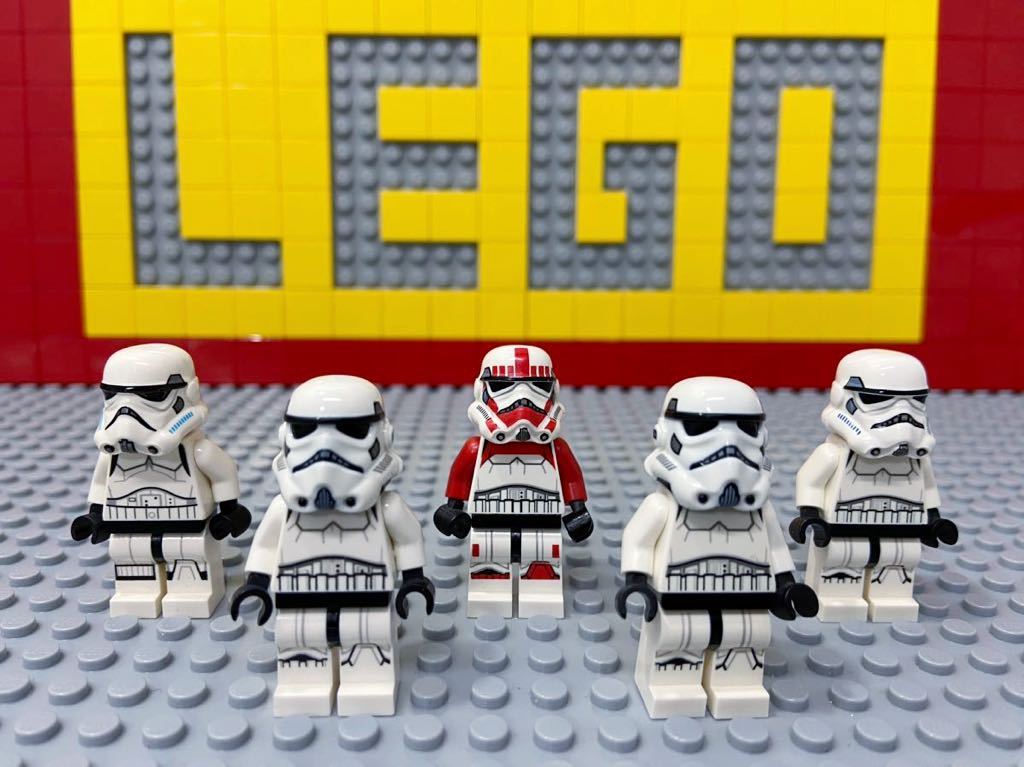 【人気定番，セール】 スターウォーズ レゴ ミニフィグ ストームトルーパー ショックトルーパー 5体セット LEGO 人形 兵士 クローント B31327(レゴ スター・ウォーズ)｜売買されたオークション情報、yahooの商品情報 レゴ スター・ウォーズ