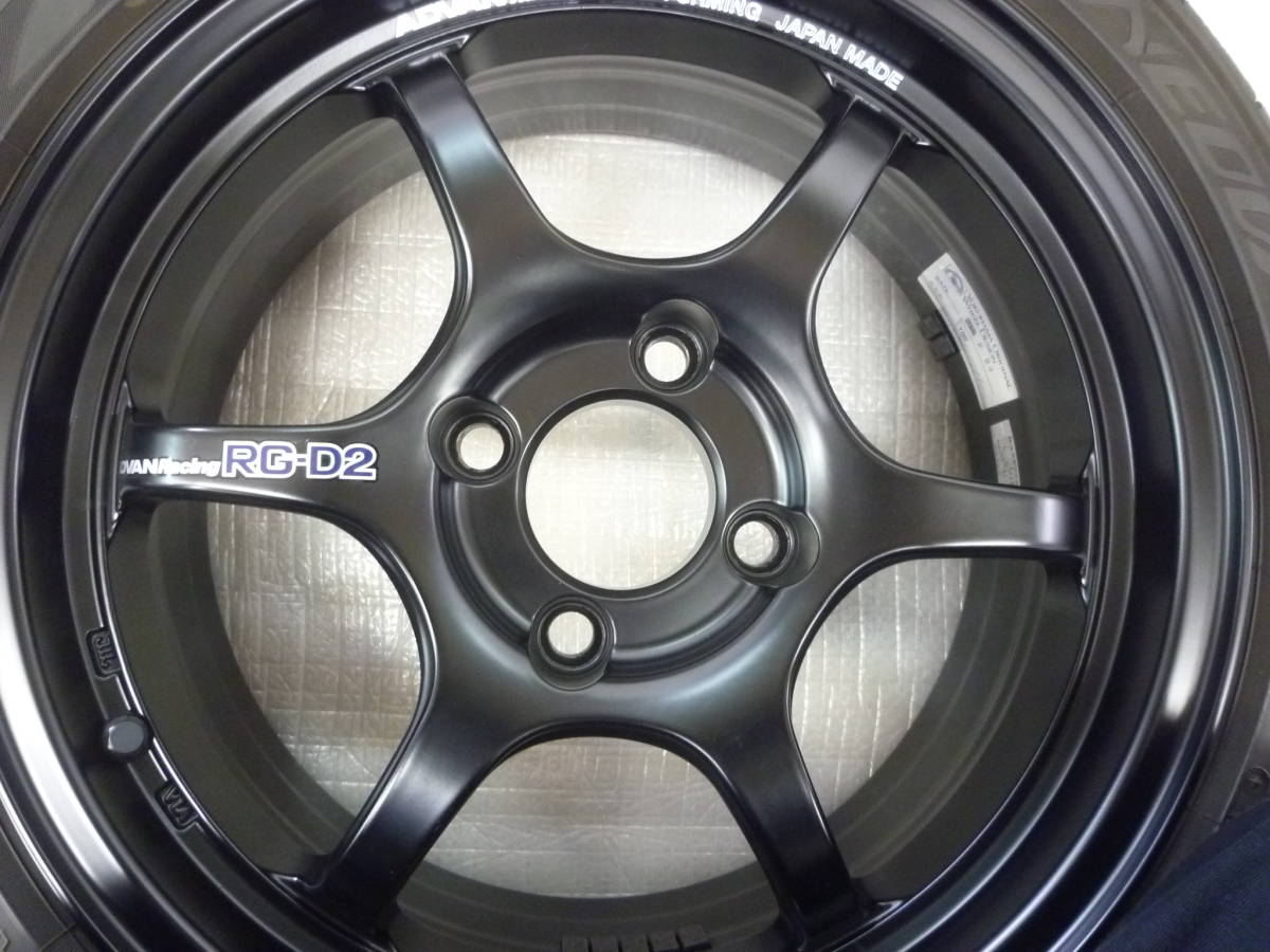 美品 中古品 ADVAN Racing アドバンレーシング RG-D2 15インチ 15x6J+ 