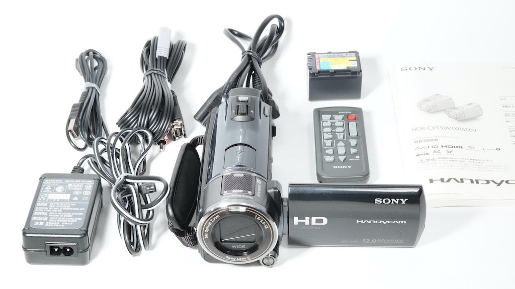 SONY ソニー HDR-CX550V ブラック 動作確認済み 1週間保証 /8857