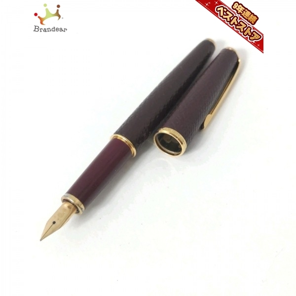 PLATINUM プラチナ万年筆 Pt. ALLOY刻印 革巻きタイプ プラチナ