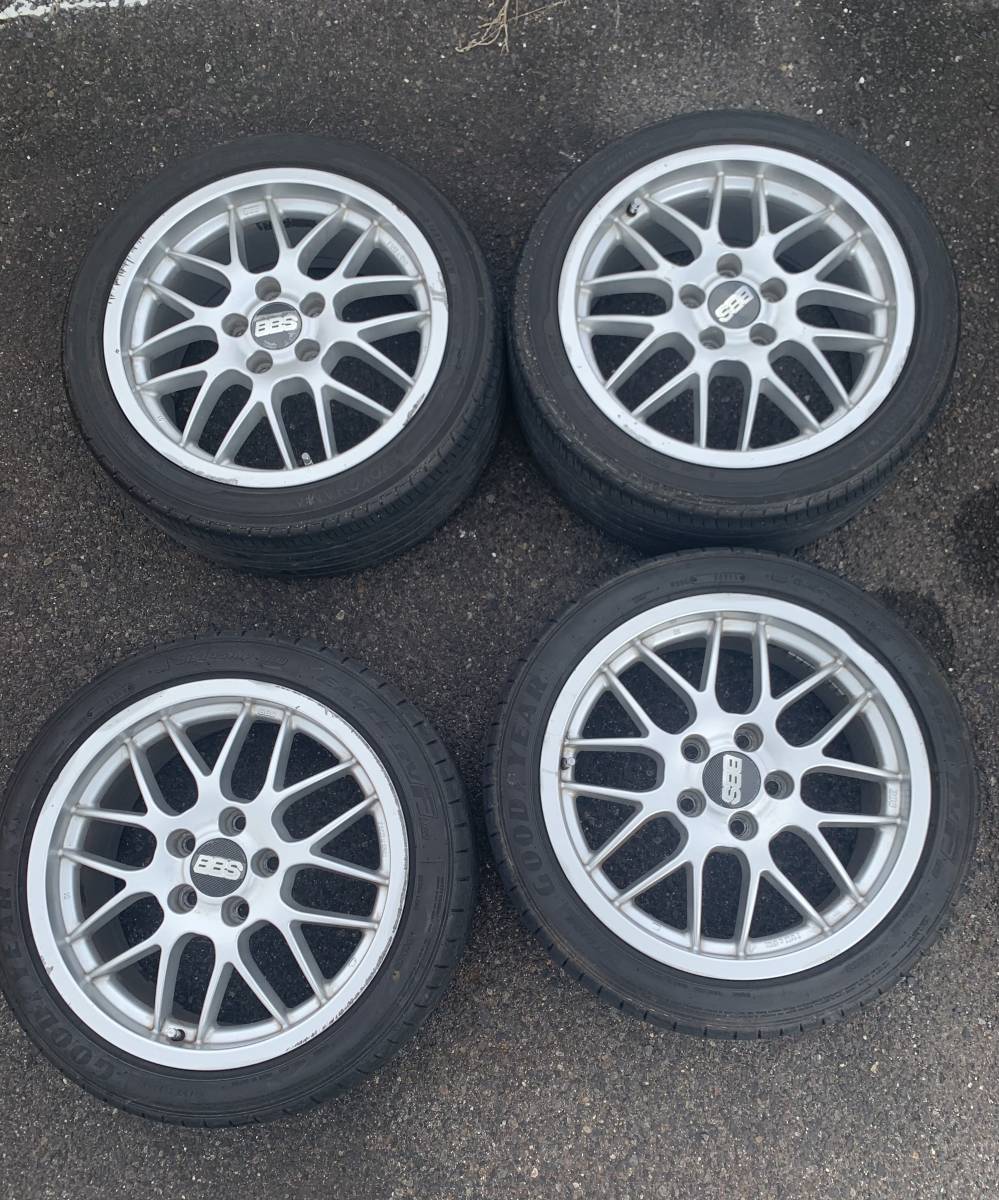 BBS RX RX243 17インチタイヤ・ホイール 4本 PCD114.3， 7.5J+45 5