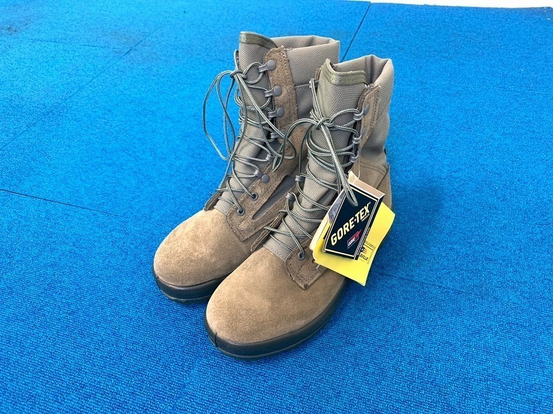 【米軍放出】新品 BELLEVILLE コンバットブーツ ゴアテックス FAFTW 8.5WF(25.5cm) レディース メンズ アウトドア アメカジ (80)☆CC16B