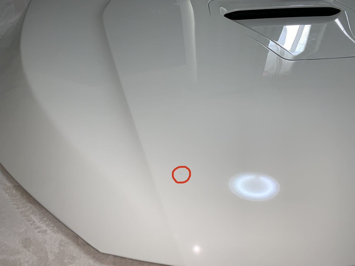 シビックタイプR FK8 純正ボンネット チャンピオンシップホワイト 引