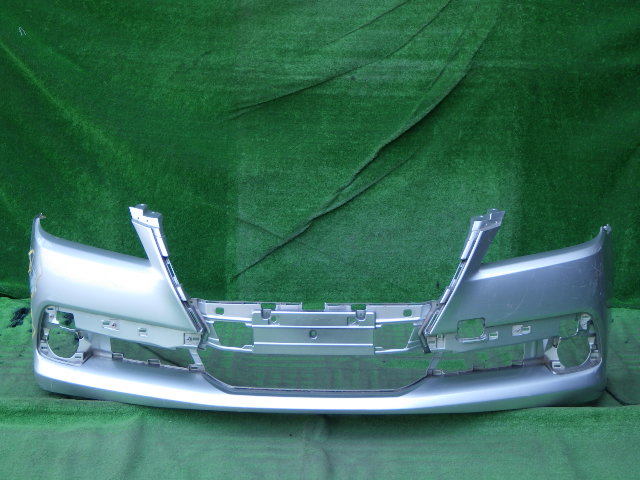 GRS210 GRS211 AWS210 AWS211 前期 クラウン ハイブリッド H/V 純正フロントバンパー シルバー 52119-30E20