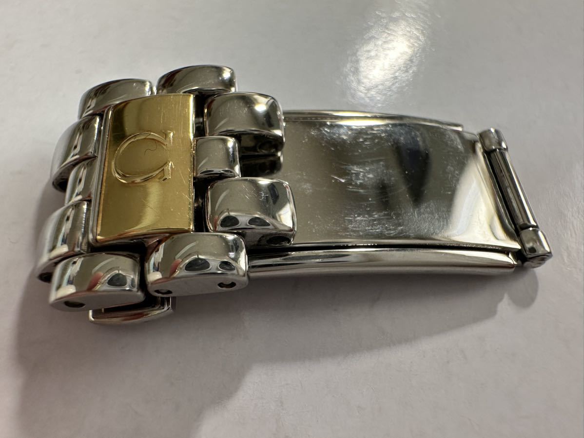 オメガ デビル ステンレススチール レザー OMEGA ベルト純正　最終値下げ オメガ デビル ステンレススチール レザー OMEGA ベルト純正 最終