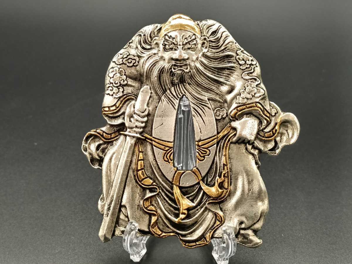 日本刀装具 刀鍔 81651 日本刀装具 刀鍔 武将の図 銅地