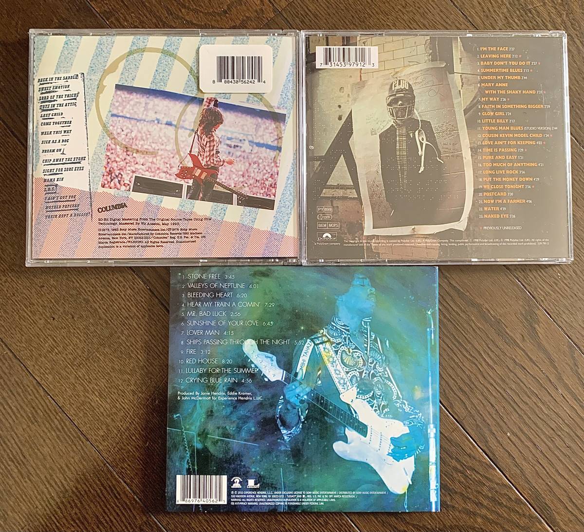 JIMI HENDRIX THE WHO AEROSMITH CD 3枚セット レア音源 ODDS & SODS 