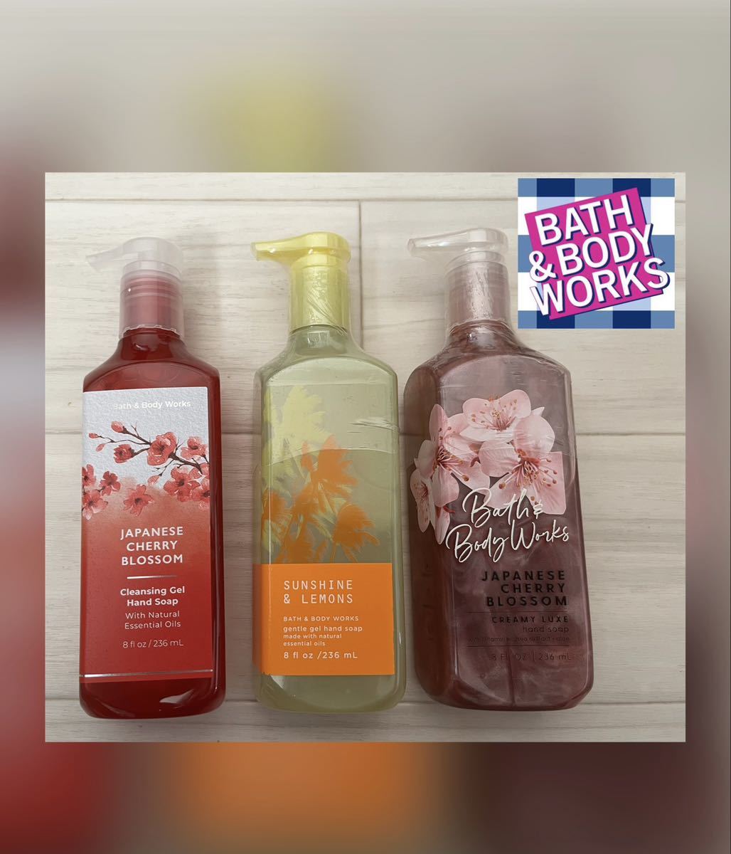 【送料無料】3本セット Bath & Body Works バス アンド ボディワークス　ジェルタイプ ハンドソープ