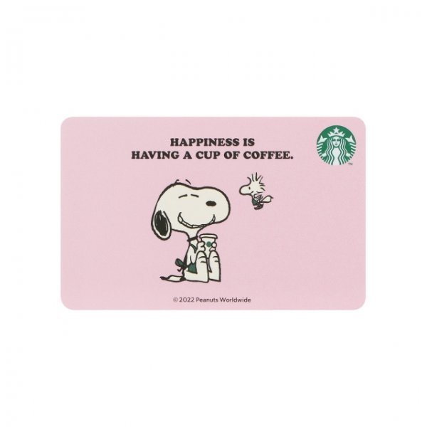スターバックス スタバ カード 2022 PEANUTS ピーナッツ スヌーピー 