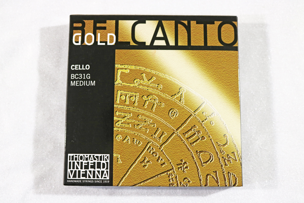 Thomastik-Infeld 品 BELCANTO GOLD チェロ弦セット Medium BC25／BC27