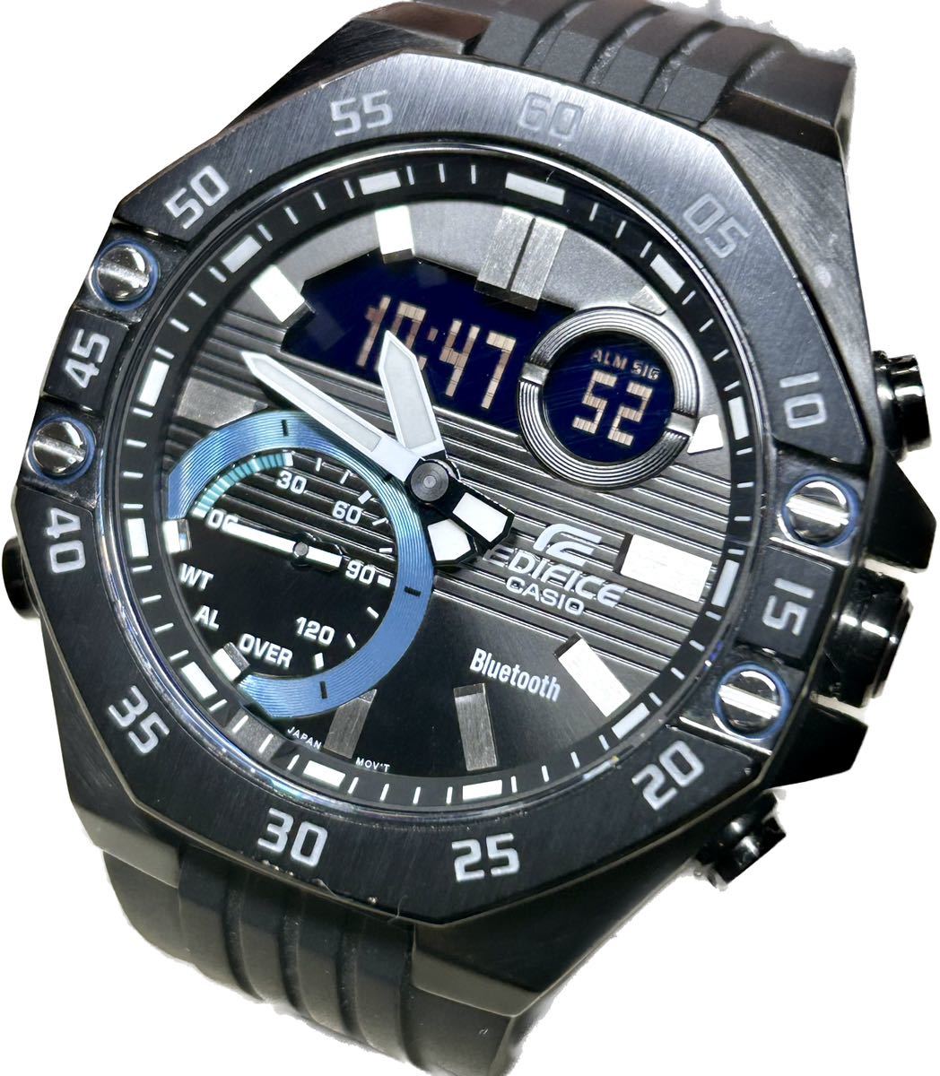 ファミコン 1円〜 T カシオ エディフィス ECB-10 Bluetooth搭載 5618