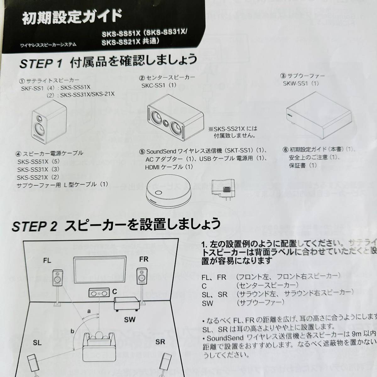 ONKYO SOUND SPHERE 5.1ch SKS-SS51X オンキヨー サウンドスフィア 5.1 
