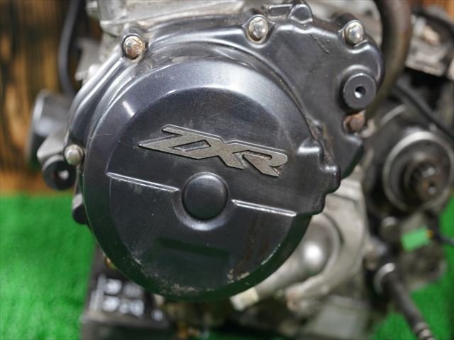 〇ZXR400 エンジン ZX400GE-023583 クランキングOK ZX400L カワサキ 旧