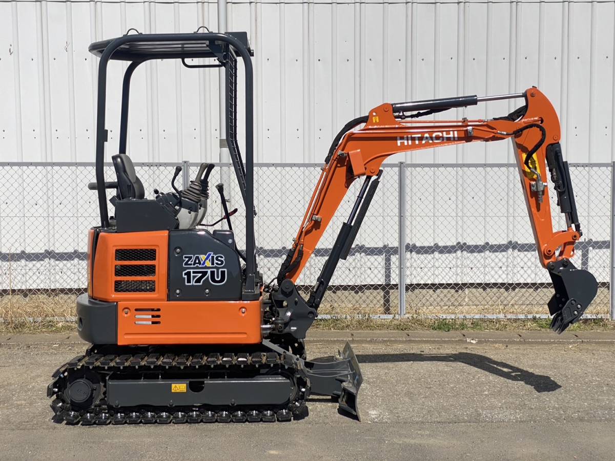 U-0066】日立 ZX17U-5A ユンボ バックホー ミニ油圧ショベル 1.7t