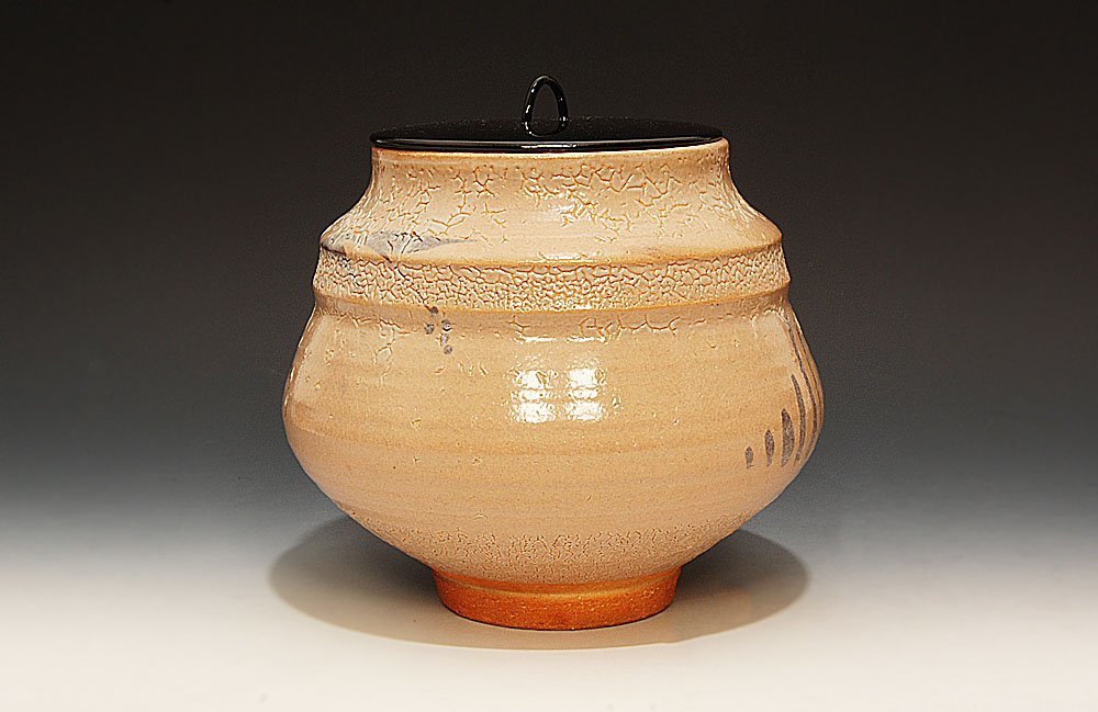 絵唐津 水指 絵唐津細水指 武村利左エ門 茶道具 細