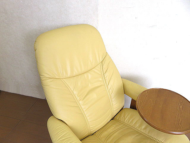 EKORNES/エコーネス 総革ストレスレスチェア&オットマンセット