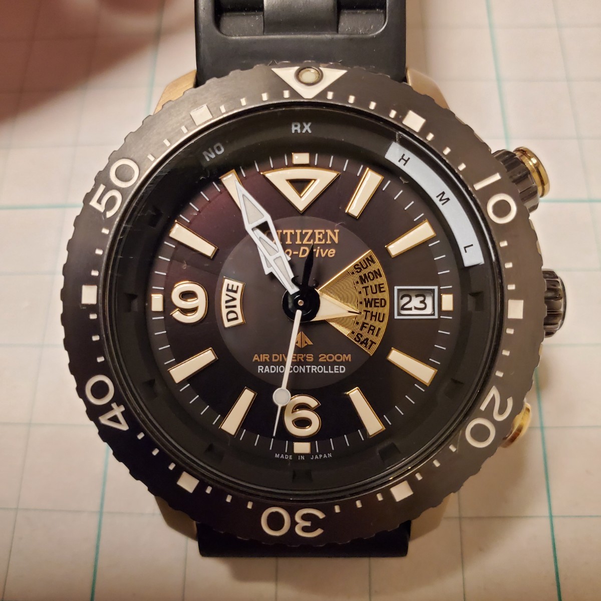 稼働品 CITIZEN シチズン H410-T003788 アテッサ エコドライブ チタン