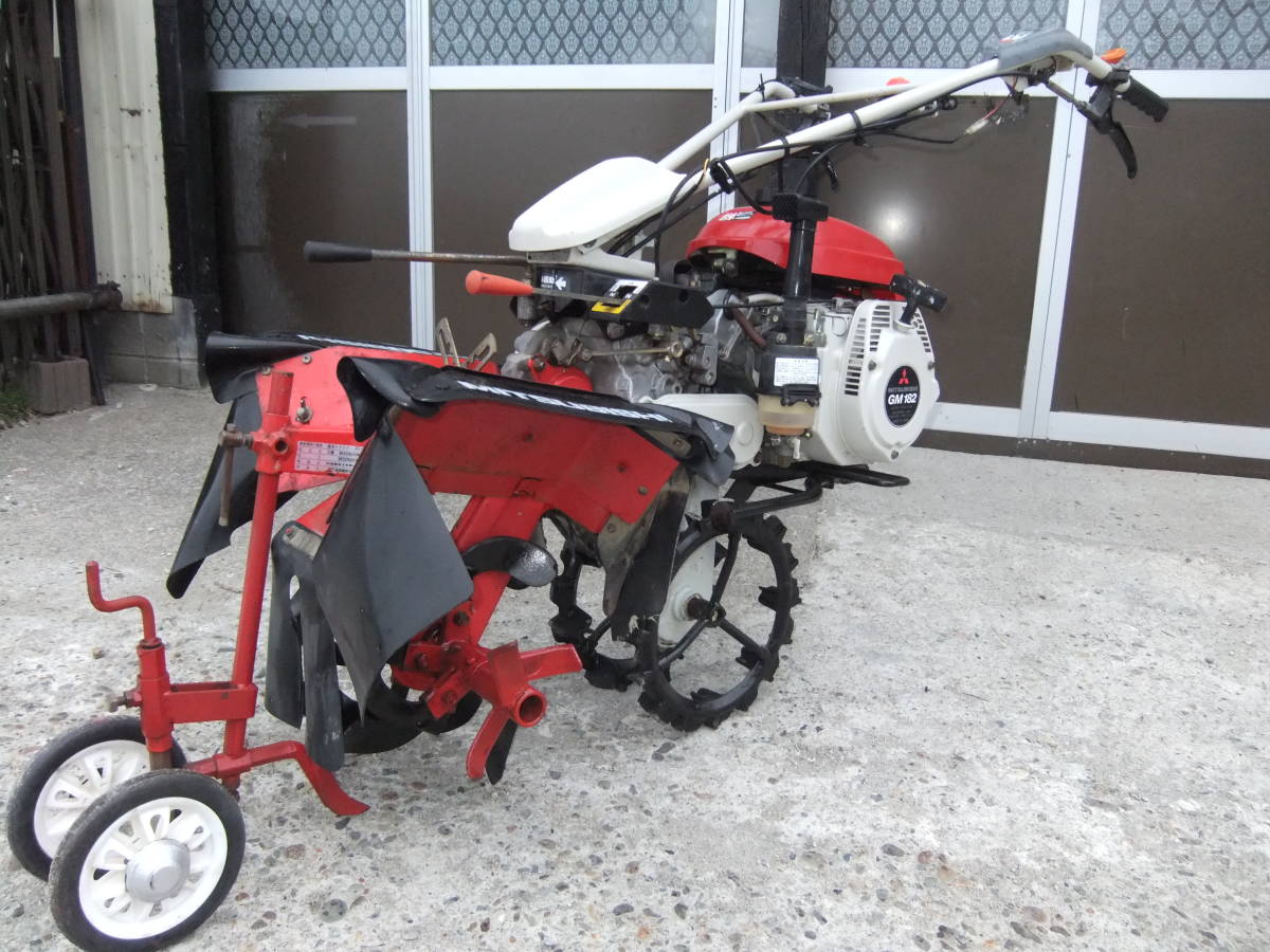 管理機 耕運機三菱MSD655W 馬力6.0ps 本格的なネギ 幅狭Wタイヤ抜群 