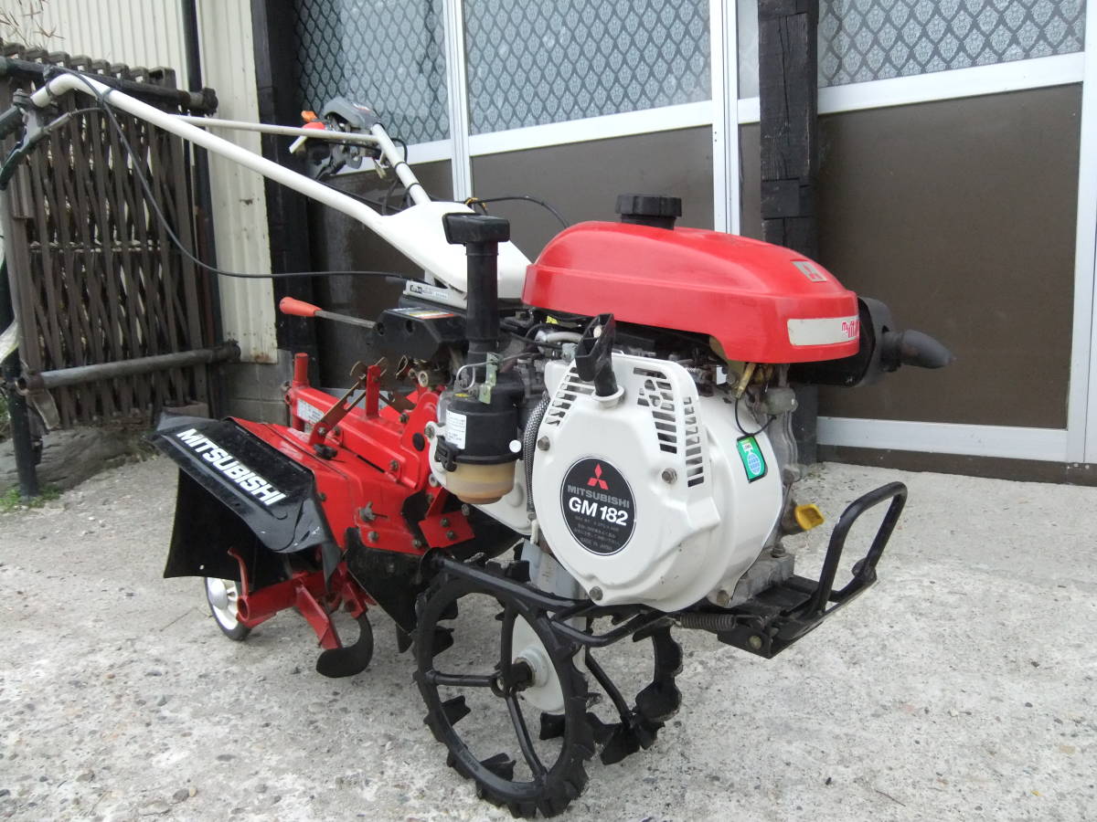 管理機 耕運機三菱MSD655W 馬力6.0ps 本格的なネギ 幅狭Wタイヤ抜群 