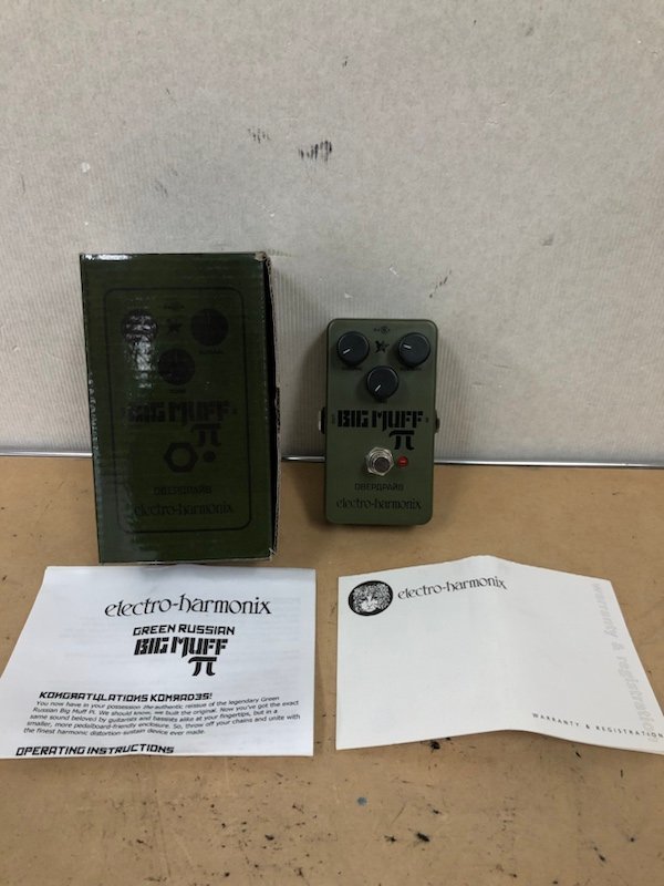 230320SK200184 Electro-Harmonix Green Russian BIG MUFF エレハモ ビッグマフ