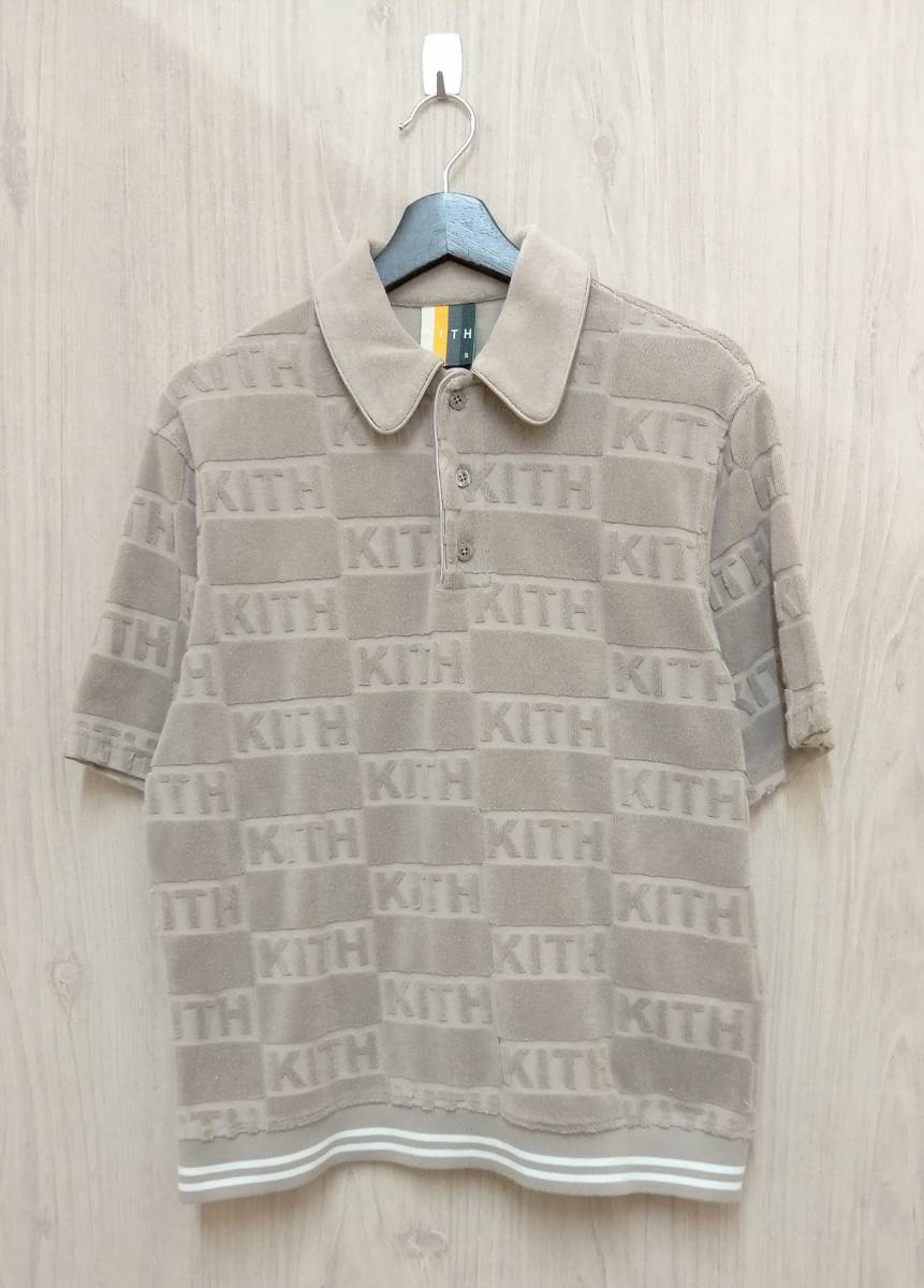 KITH/キス/半袖ポロシャツ/2021SS GRAHAM POLO/ライトブラウン系/S 