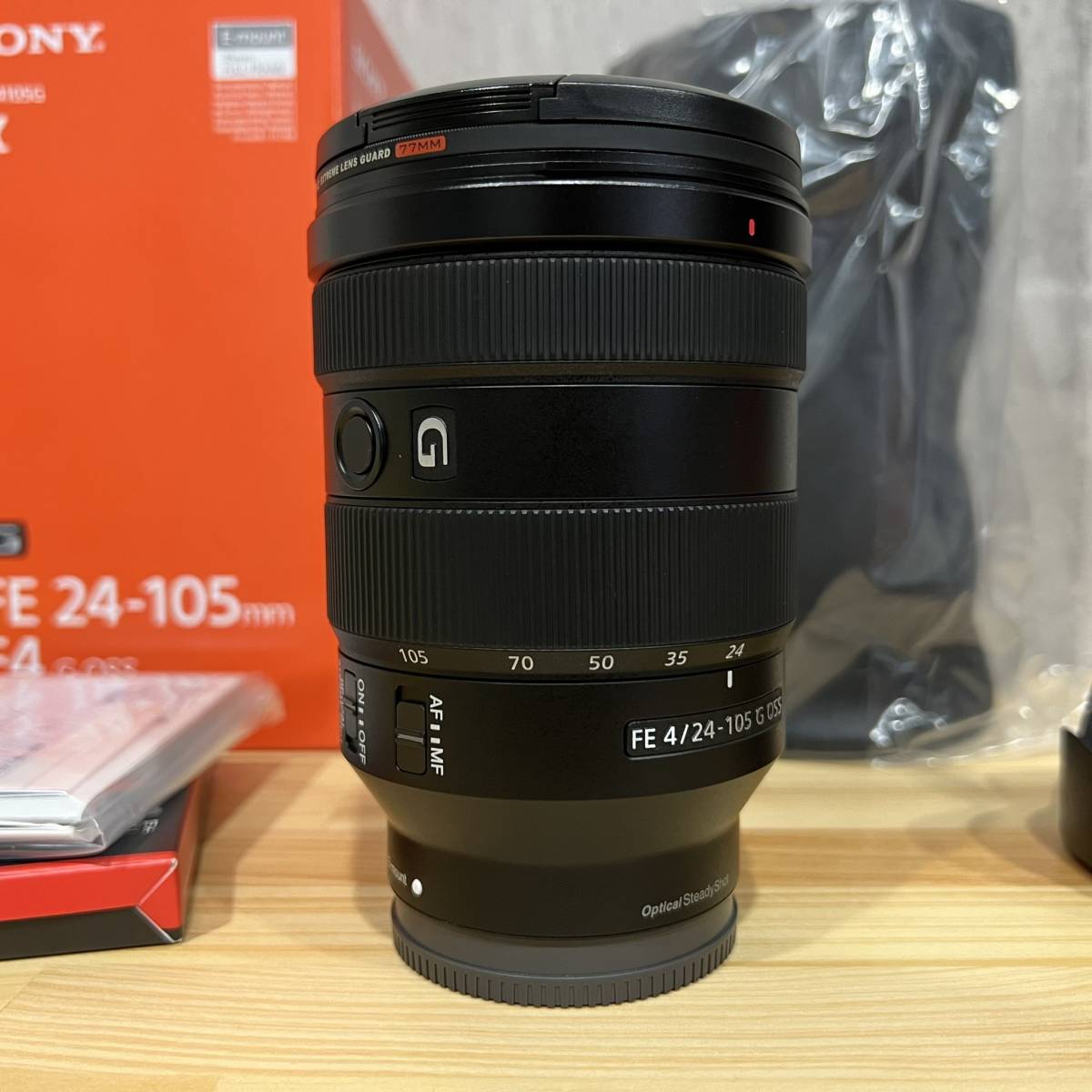 ★中古美品★ SONY FE 24-105mm F4 G OSS SEL24105G 保護フィルター付き_3