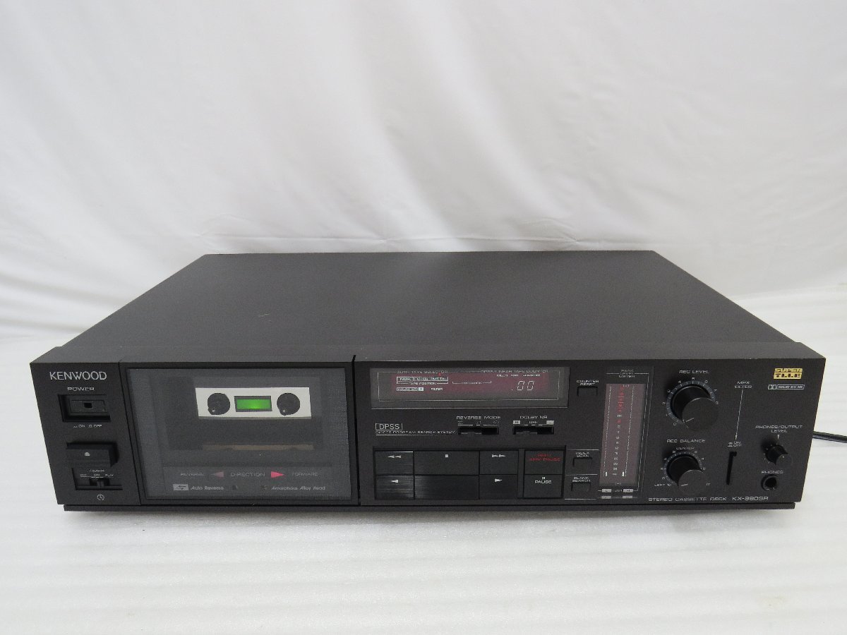 動作品】KENWOOD TRIO ミニコンポ オートリバースカセットデッキ キ*ラ