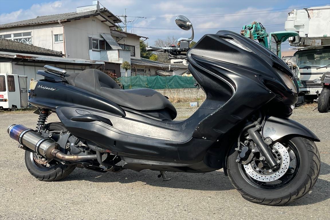 マジェスティ250C 売り切り！１円スタート！☆始動動画有☆SG03J！YP250C！キャブ車！社外マフラー!検）スカイウェイブ 全国配送！福岡佐賀
