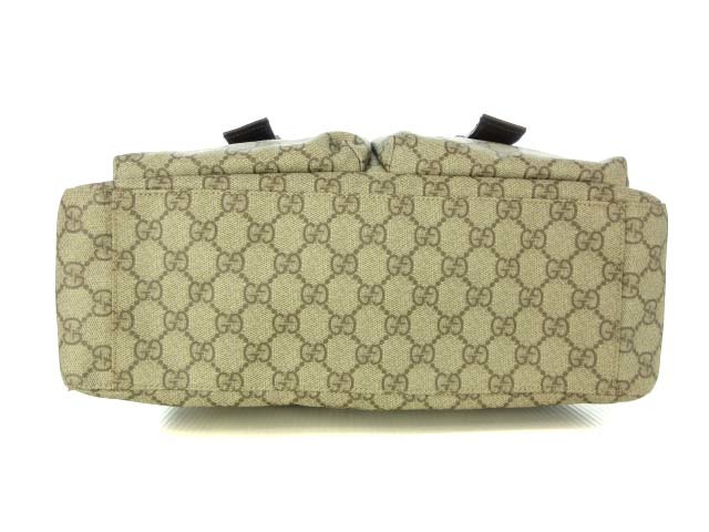 グッチ GUCCI GG柄 PVC×レザー トートバッグ ショルダーバッグ 141196