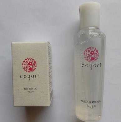 新品未開封 coyori「高保湿温泉化粧水（しっとり）(100ml)」「美容液