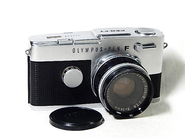 実写済 Olympus Pen F +38mm f1.8 レンズセット Olympus オリンパス