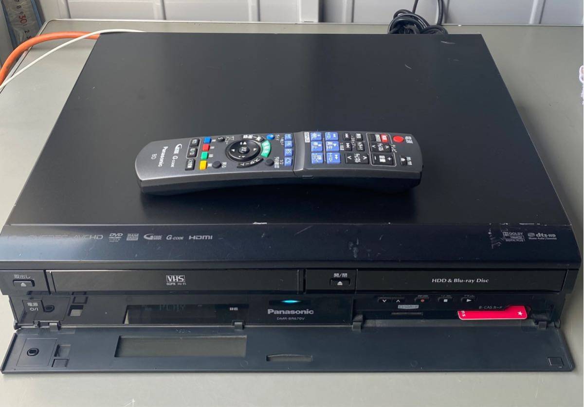 Panasonic パナソニック DMR-BR670V DMR VHS・ブルーレイレコーダー