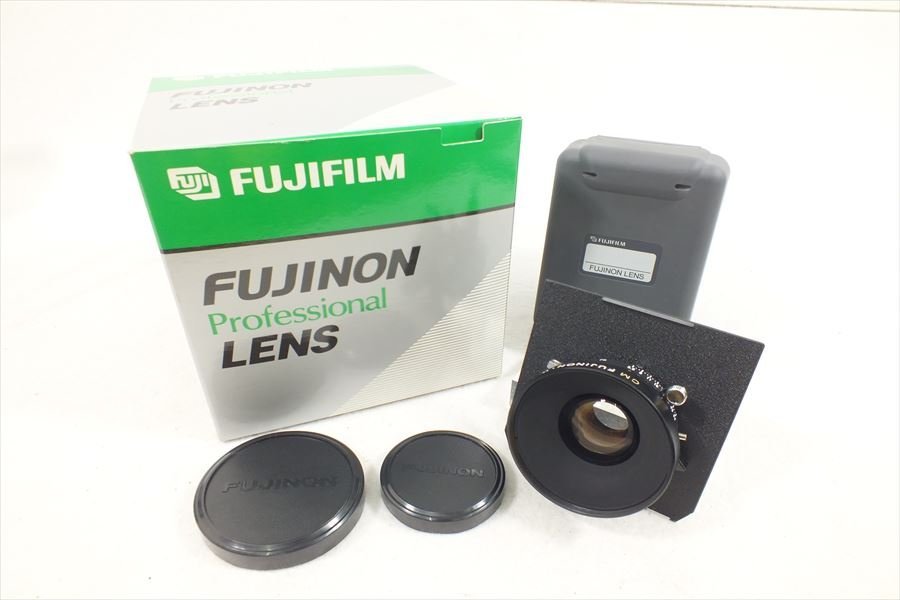 □ FUJI フジ レンズ CM FUJINON・W 1:5.6/125mm 元箱付き ハードケース付き 中古 現状品 230406E6003