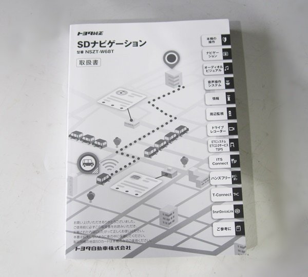 ☆動作未確認 TOYOTA トヨタ 純正 SDナビ DENSO TEN NSZT-W68T 送料1