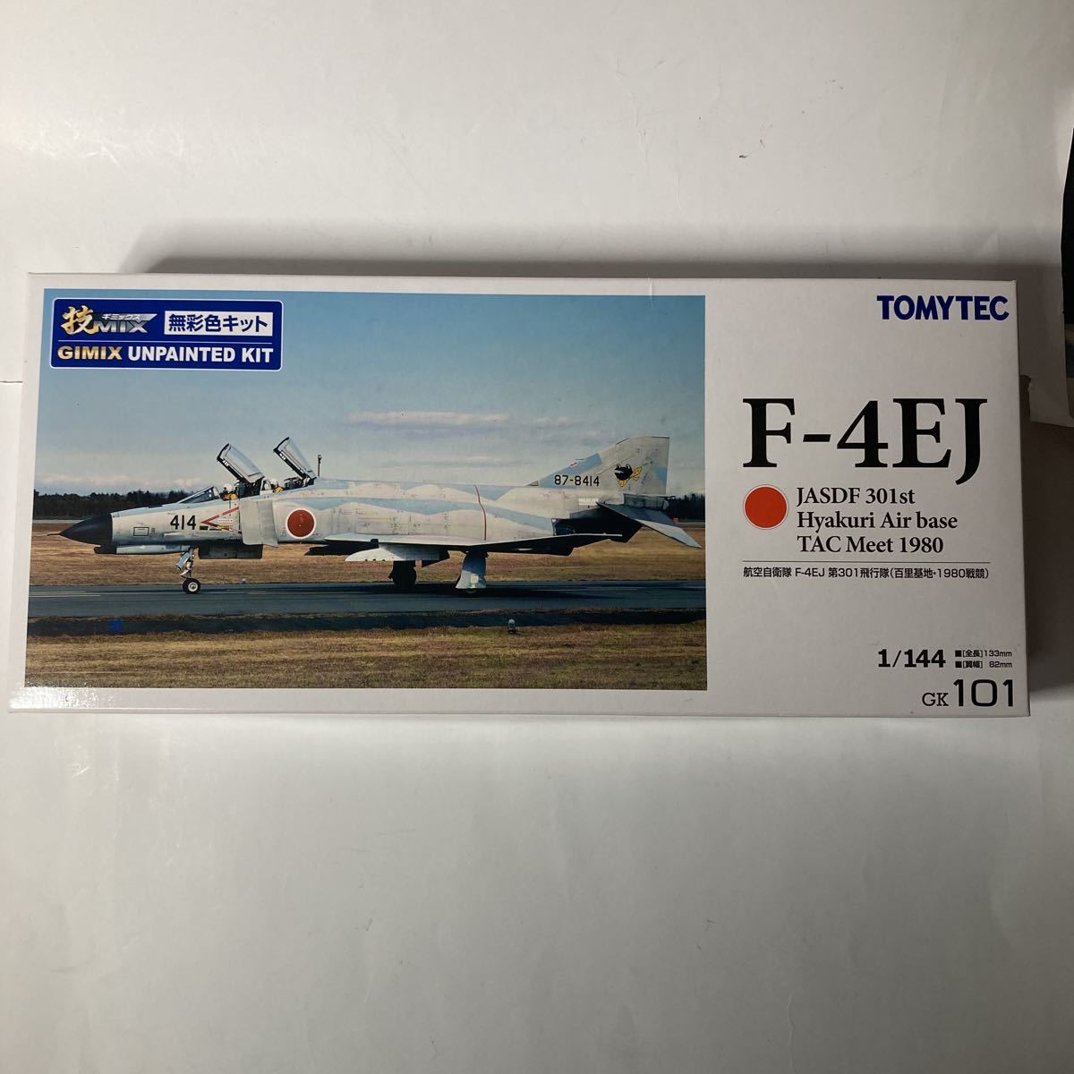 TOMYTEC 技MIX 1/144 無彩色キット 航空自衛隊 F-4EJ 第301飛行隊 百里
