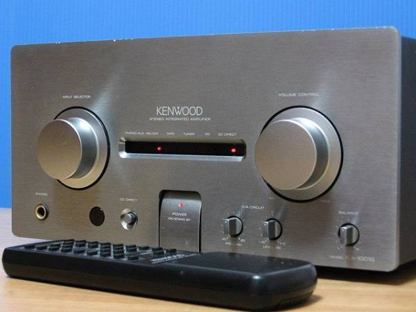 KENWOOD☆良品 メンテ済 動作良好☆高音質 プリメインアンプ PHONO端子