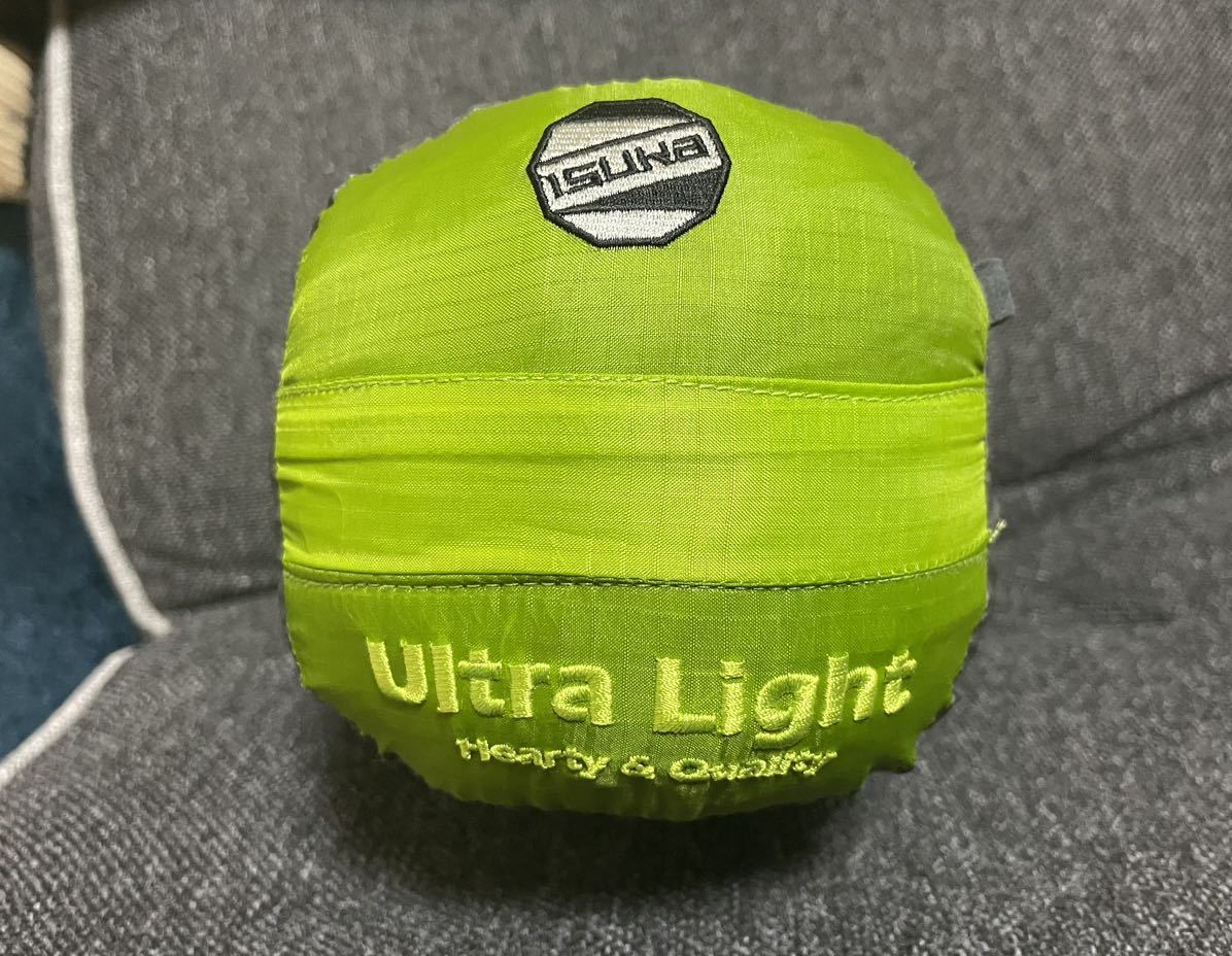 ISUKA イスカ ウルトラライト シュラフ 寝袋 化繊シュラフ 登山 キャンプ アウトドア 夏山 軽量 コンパクト