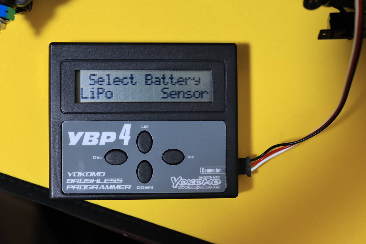 ヨコモ YOKOMO BL-PRO4/RS4/SP4用 プログラムボックス BL-YBP4 ほとんど新品_1