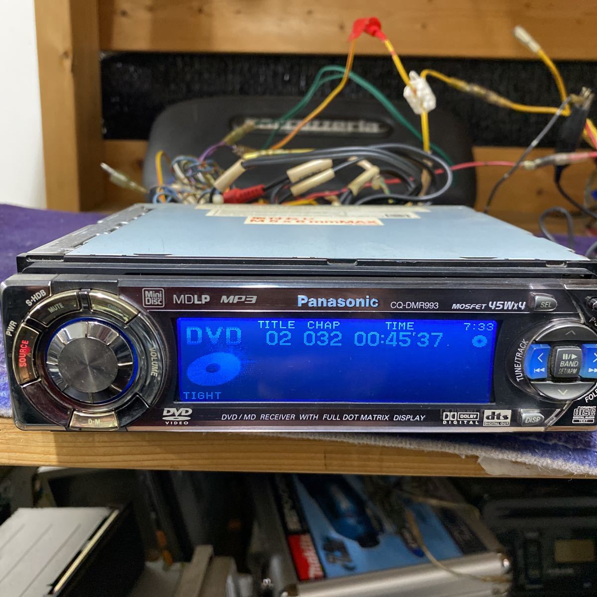 CQ-DMR993 DVD⁄MD CQ-DMR993D パナソニック Panasonic - 希少Panasonic
