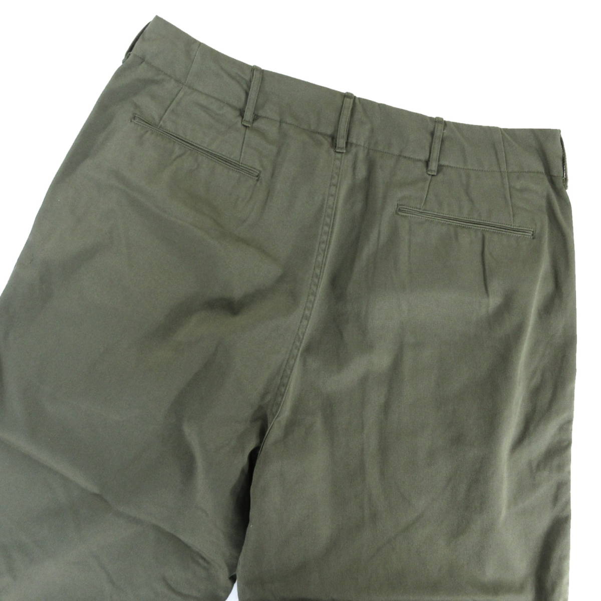 nanamica ナナミカ ワイドチノパンツ モスグリーン カーキ 30 新品