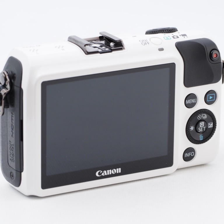 Canon キヤノン ミラーレス一眼カメラ EOS M ホワイト EOSMWH
