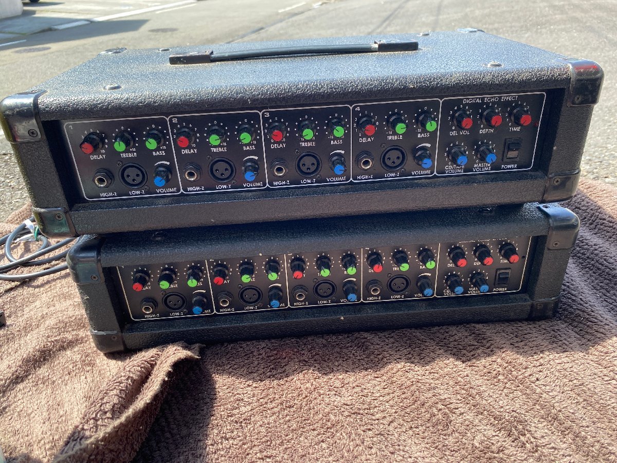 neu MPA-8000 パワードミキサー/スピーカーセット ミキサー2台