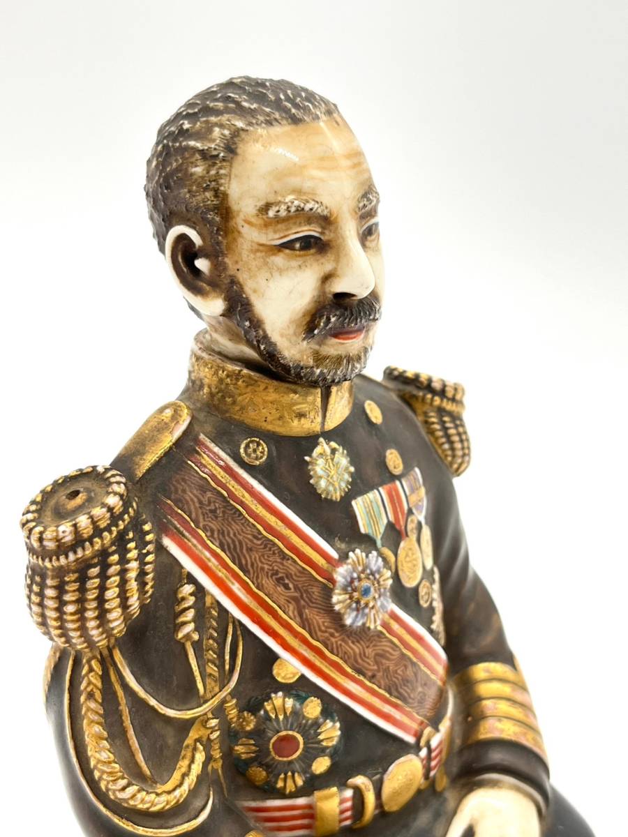 確認用画像戦前時代細密造形東郷平八郎元帥海軍大将陶器製46センチ