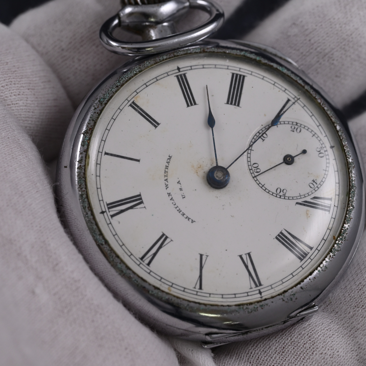 ヴィンテージ 1874年 【WALTHAM】 USA ウォルサム Pocket watch 手巻