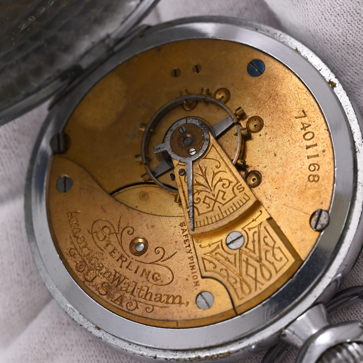 ヴィンテージ 1874年 【WALTHAM】 USA ウォルサム Pocket watch 手巻