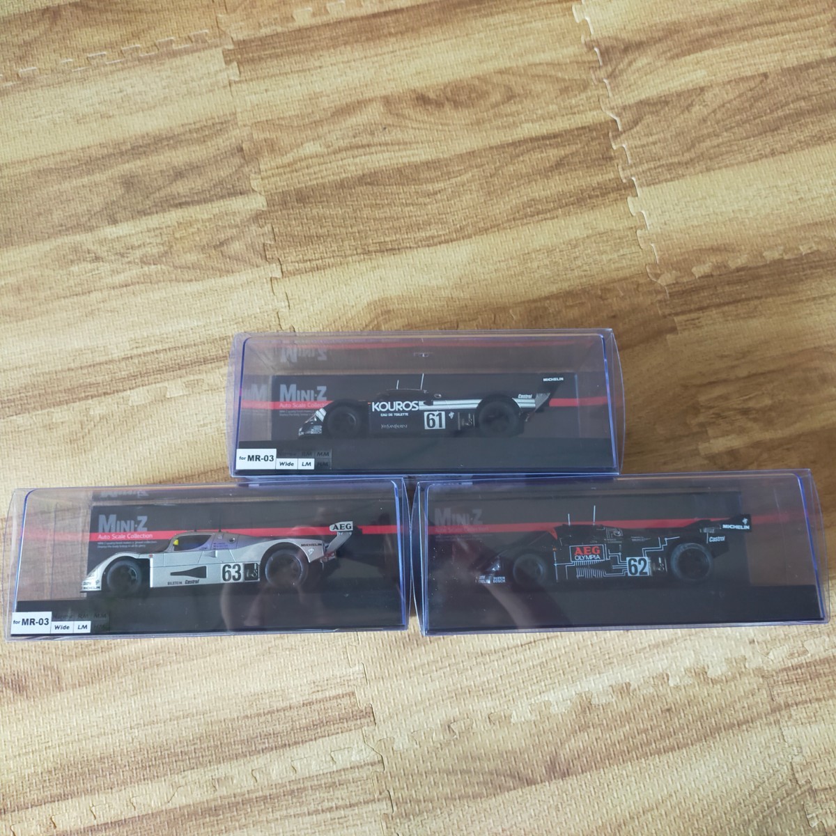 京商 ミニッツ　ベンツCカー　オートスケールボディ　3種セット　未走行